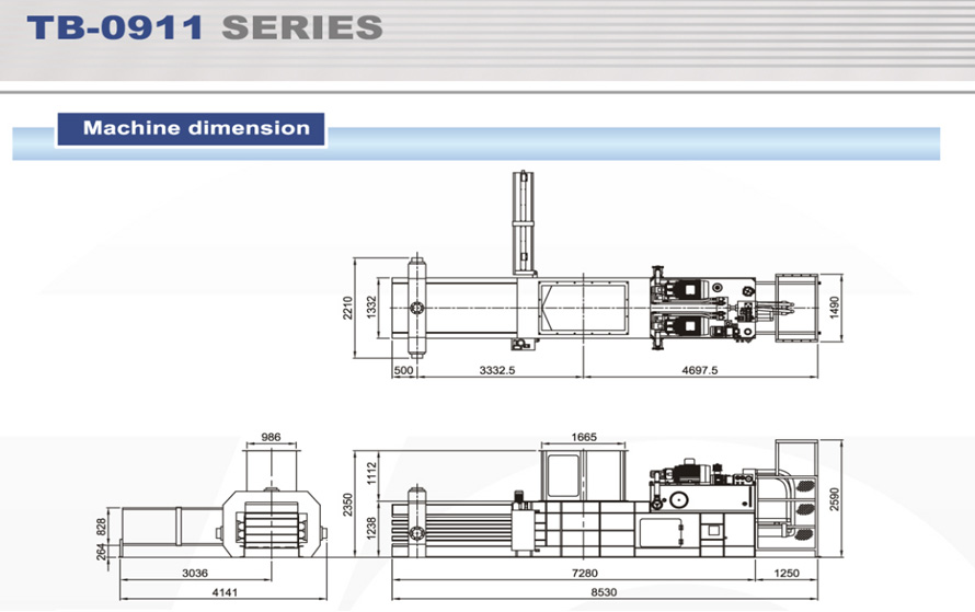Machine Dimension TB-0911 Series